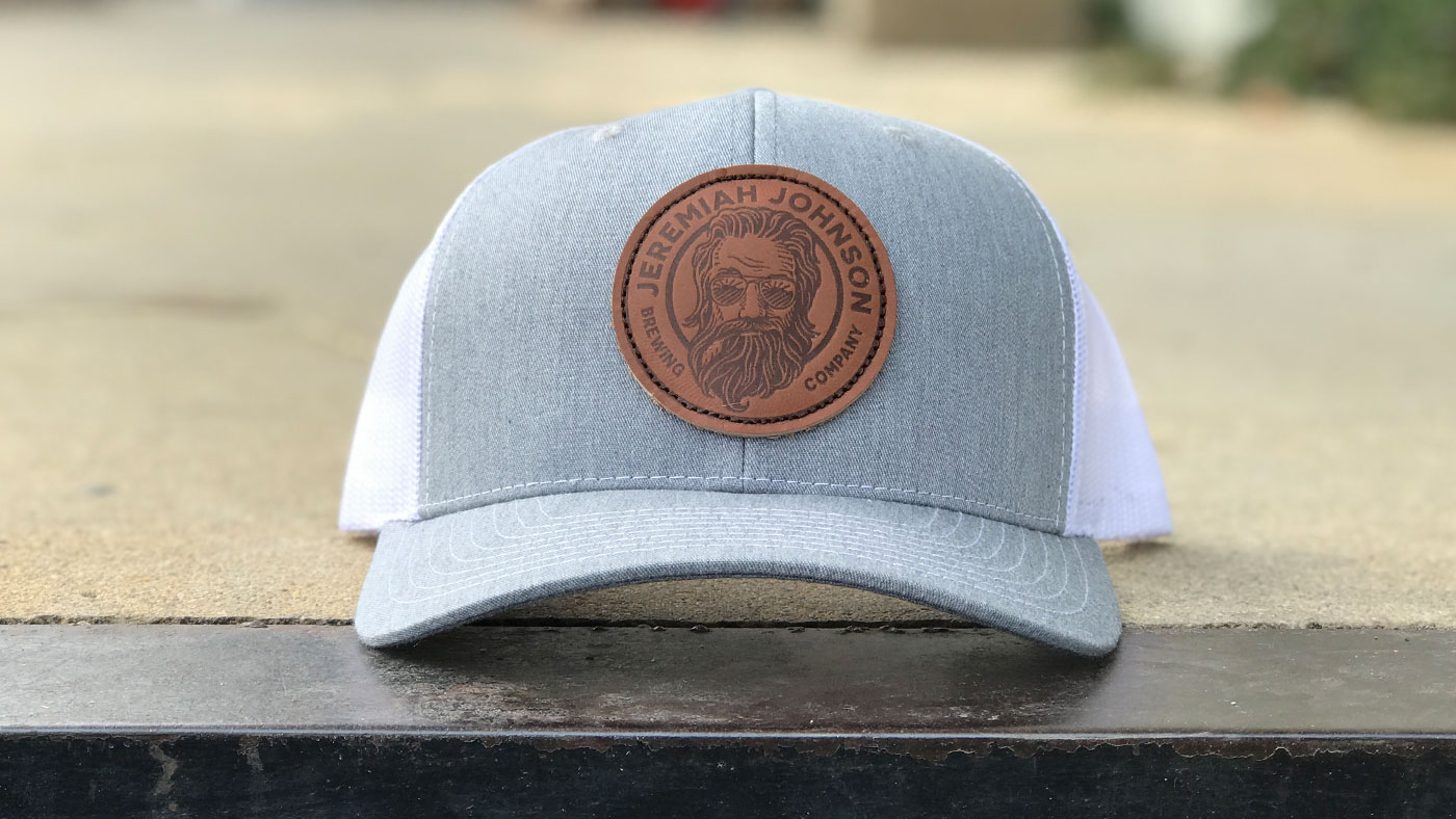 SUPPORT LOCAL BUSINESS Comfort Colors 104 Leather Patch Hat.