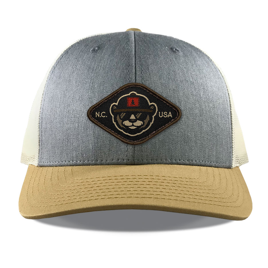 DAD Hat or Grandpa Hat Best Dad Hat Hat With Leather Patch 