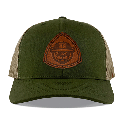 Custom Yupoong 6606 Leather Patch Hat