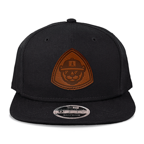 Custom New Era 9fifty Leather Patch Hat