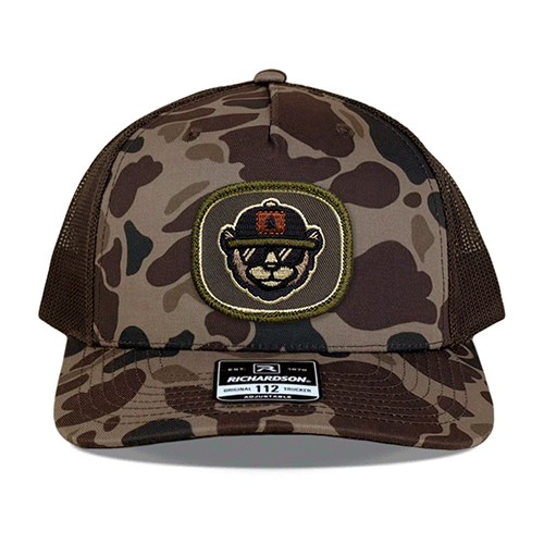 Custom 112PFP Duck Camo Embroidered Patch Hat