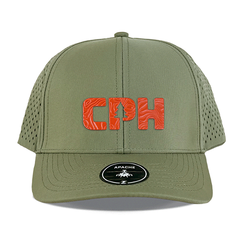 Custom Zapped Headwear Apache Leather Patch Hat