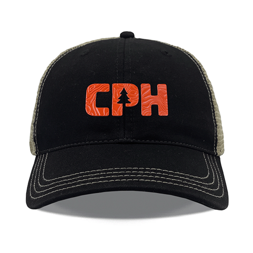 Richardson 111 Trucker Hat With Custom Rubber Graphic